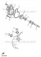 POMPE A EAU pour Yamaha YZ400F de 1998