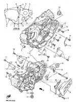 CARTER MOTEUR pour Yamaha YZ400FK de 1998