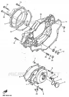 CARTER   MOTEUR 1 pour Yamaha YZ400FK de 1998