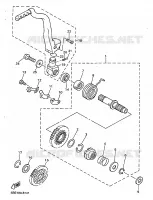DEMARREUR pour Yamaha YZ400FK de 1998