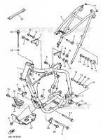CADRE pour Yamaha YZ400FK de 1998