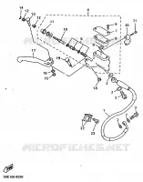MAITRE CYLINDRE AVANT pour Yamaha YZ400FK de 1998