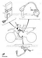 PARTIE ELECTRIQUE 1 pour Yamaha YZ400FK de 1998