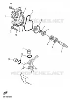 POMPE A EAU pour Yamaha YZ400FK de 1998