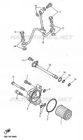 FILTRE A HUILE pour Yamaha YZ400FK de 1998