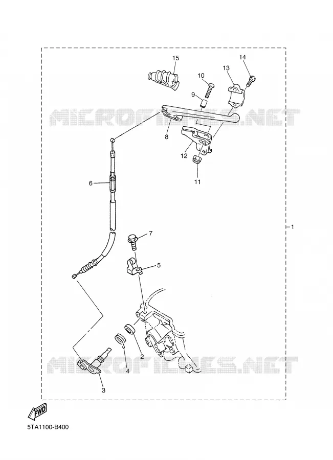PIÈCES OPTIONNELLES Yamaha MOTO 450 2003 YZF  YZ450F