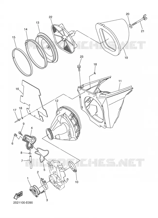ADMISSION Yamaha MOTO 450 2006 YZF  YZ450F