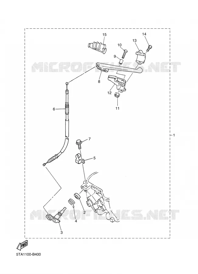 PIÈCES OPTIONNELLES Yamaha MOTO 450 2003 YZF  YZ450FR