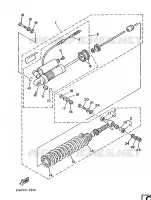 AMORTISSEUR ARRIERE pour Yamaha YZ490 de 1987