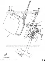 DIRECTION pour Yamaha YZ490 de 1987