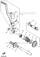 DEMARREUR pour Yamaha YZ490 de 1987