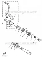 DEMARREUR pour Yamaha YZ80 de 1989