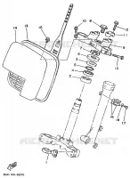 DIRECTION pour Yamaha YZ80 de 1989