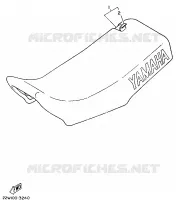 SELLE pour Yamaha YZ80 de 1989