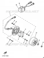 ALLUMAGE pour Yamaha YZ80 de 1989