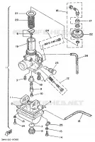CARBURATEUR pour Yamaha YZ80 de 1989