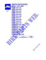 * CATALOG PREFACE * pour Yamaha YZ80 de 2000