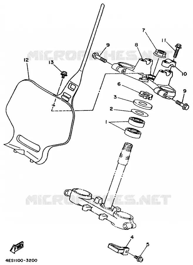 DIRECTION Yamaha MOTO 80 1994 YZ  YZ80H