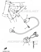 PARTIE ELECTRIQUE 1 pour Yamaha YZ80J de 1997