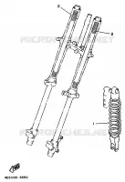 PIÈCES OPTIONNELLES   PARTIE CYCLE pour Yamaha YZ80LC de 1997
