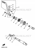 DEMARREUR pour Yamaha YZ80LW de 1998