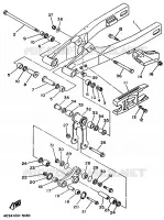 BRAS ARRIERE pour Yamaha YZ80LW de 1998