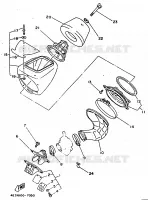ADMISSION pour Yamaha YZ80LW de 1998