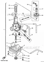 CARBURATEUR pour Yamaha YZ80LW de 1998