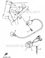 PARTIE ELECTRIQUE 1 pour Yamaha YZ80LWL de 1999