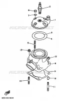 CYLINDRE pour Yamaha YZ80LWL de 1999
