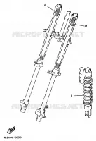 PIÈCES OPTIONNELLES   PARTIE CYCLE pour Yamaha YZ80LWL de 1999