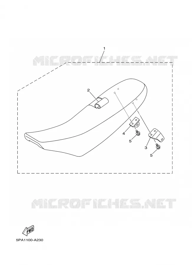SELLE Yamaha MOTO 85 2002 YZ  YZ85