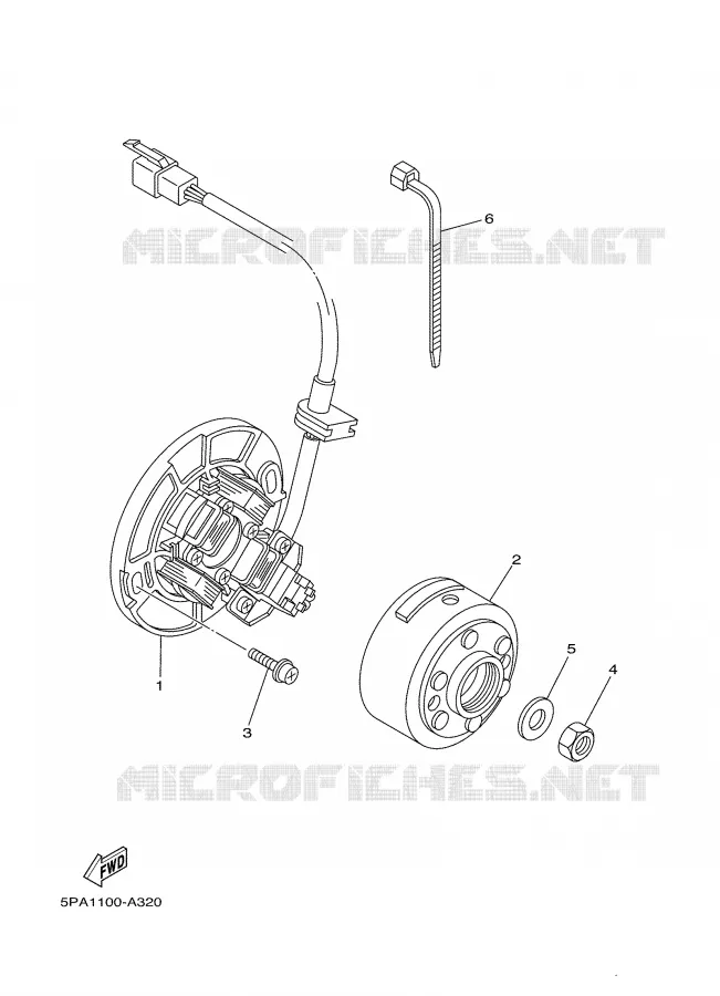 ALLUMAGE Yamaha MOTO 85 2008 YZ  YZ85