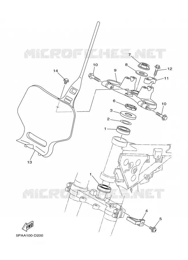 DIRECTION Yamaha MOTO 85 2006 YZ  YZ85V