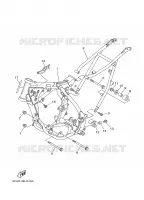 CADRE pour Yamaha YZ85X de 2008