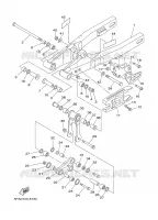 BRAS ARRIERE pour Yamaha YZ85X de 2008