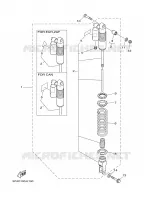 AMORTISSEUR ARRIERE pour Yamaha YZ85X de 2008