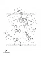 RESERVOIR A ESSENCE pour Yamaha YZ85X de 2008