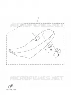 SELLE pour Yamaha YZ85X de 2008