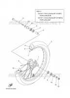 ROUE AVANT pour Yamaha YZ85X de 2008