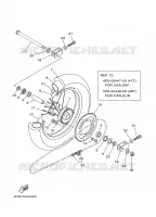 ROUE ARRIERE pour Yamaha YZ85X de 2008