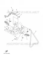 BEQUILLE / REPOSE PIEDS pour Yamaha YZ85X de 2008