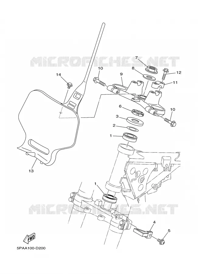 DIRECTION Yamaha MOTO 85 2008 YZ  YZ85X