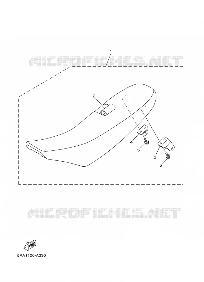 SELLE Yamaha MOTO 85 2008 YZ  YZ85X