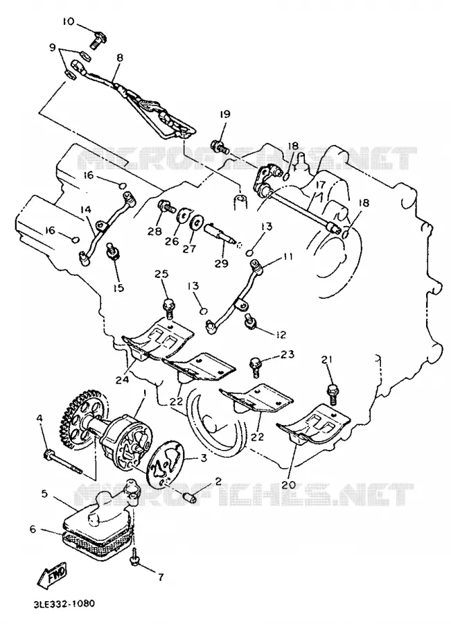 POMPE A HUILE Yamaha MOTO 1000 1997 THUNDERACE  YZF1000R
