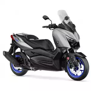 Repose-pieds Arrière Moto Pour Yamaha XMAX 125/250/300/400 - Aluminium CNC, Réglable 360°, Noir